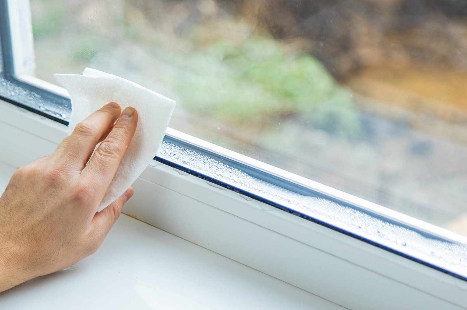 Klebereste auf PVC-Fensterrahmen schonend entfernen